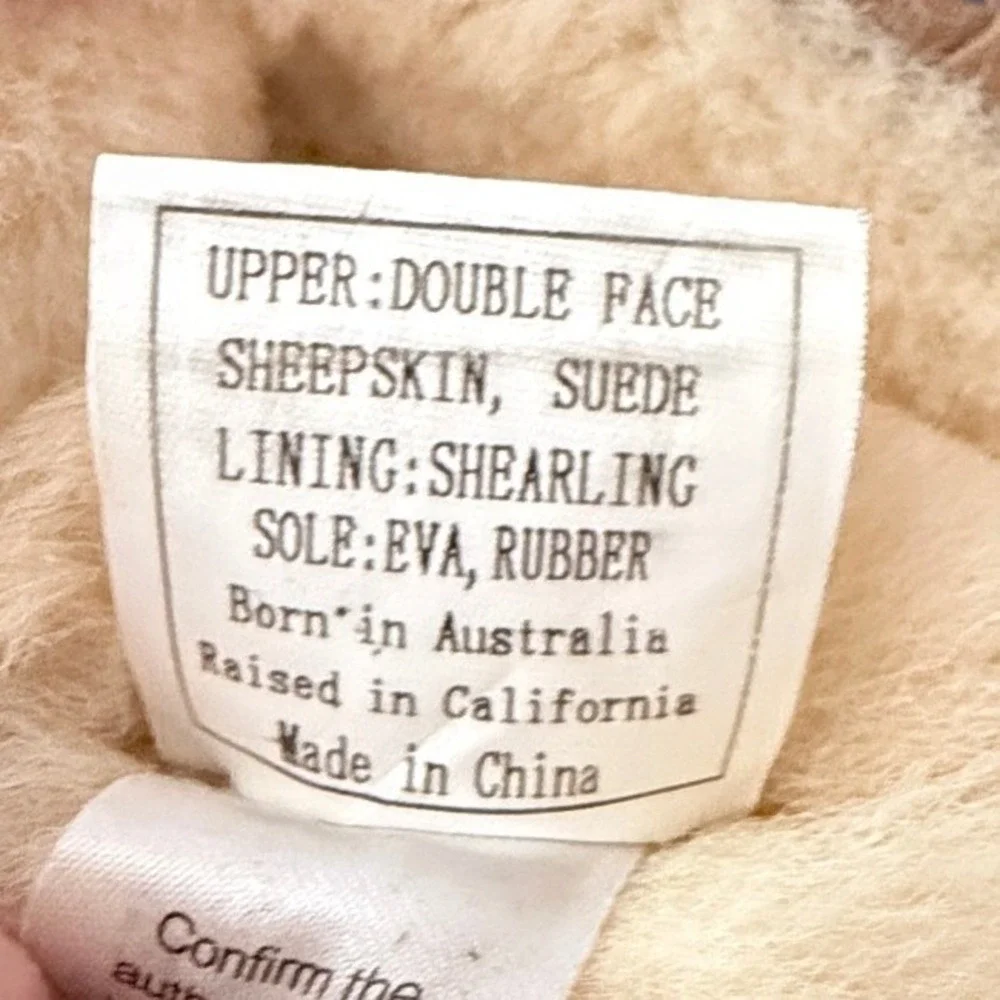 Australia Luxe Collective Mens Cozy Short Boot 11 Chestnut Sheepskin Shearling